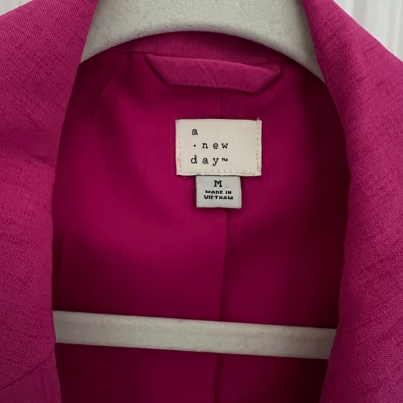 A New Day Bright Pink Oversized/Relaxed Blazer size M - Picture 4 of 4
